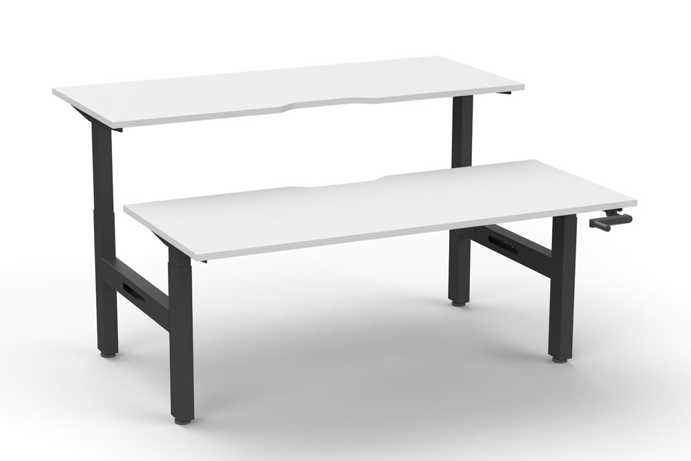 Boost Manual 2 Person Double Sided Workstation